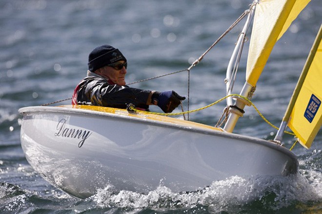 Stephen Churm (NSW) sailing for Gold in the 303 single-person - Macquarie Access World Championships 2012 &copy;  Andrea Francolini Photography http://www.afrancolini.com/